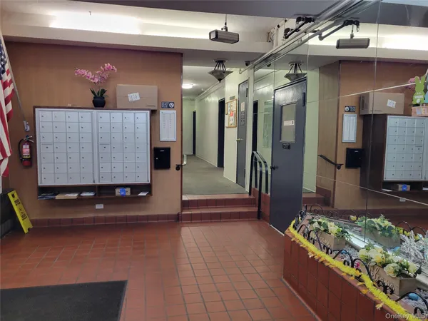 a view of lobby with furniture