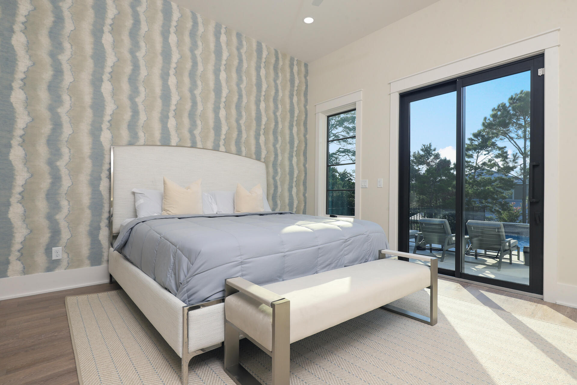 191 Sea Winds Drive Santa Rosa Beach, FL 32459 - Photo 17 of 53 a bedroom with a bed lamp and window