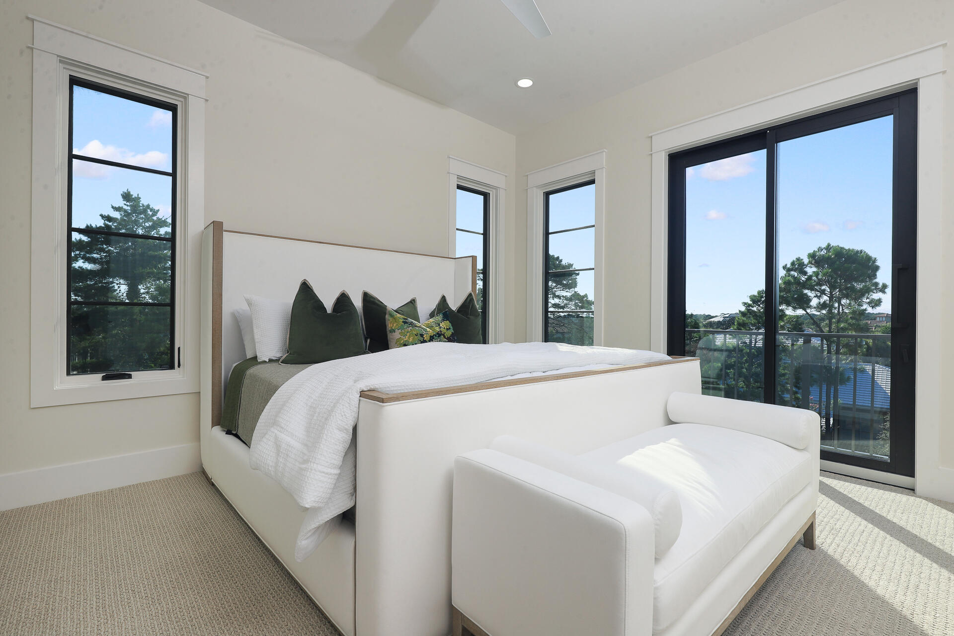 191 Sea Winds Drive Santa Rosa Beach, FL 32459 - Photo 30 of 53 a bedroom with a large bed and a large window