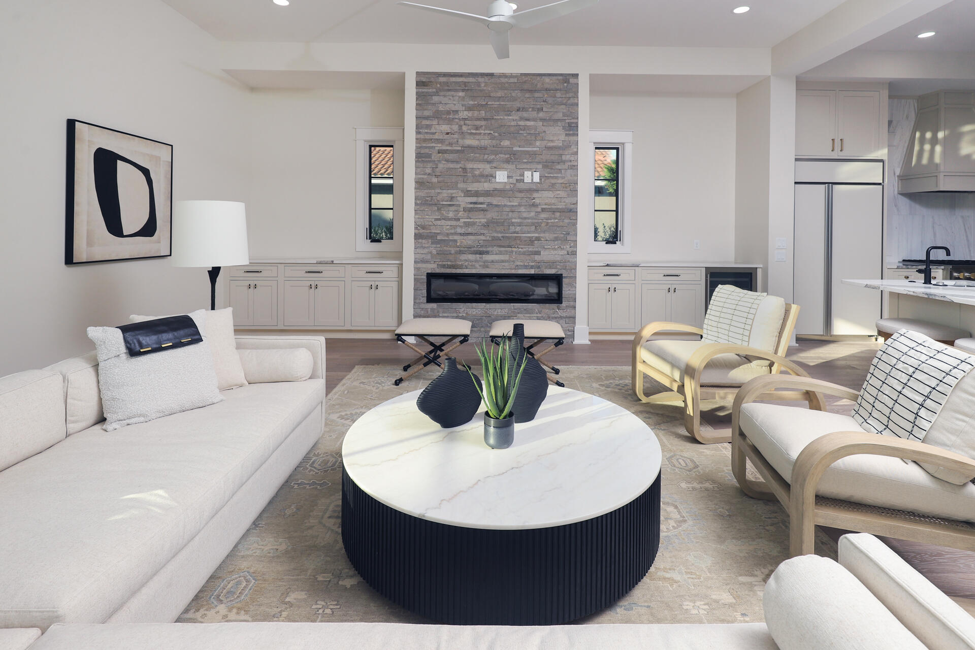 191 Sea Winds Drive Santa Rosa Beach, FL 32459 - Photo 10 of 53 a living room with furniture a mirror and view of kitchen