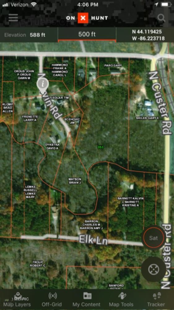 Ervine Road Free Soil, MI 49411 - Photo 12 of 15 Ervine Rd. Aerial 2