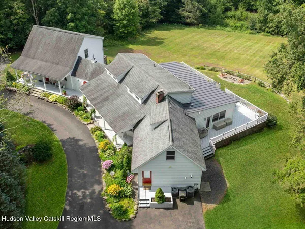 a view of a golf course with a lake