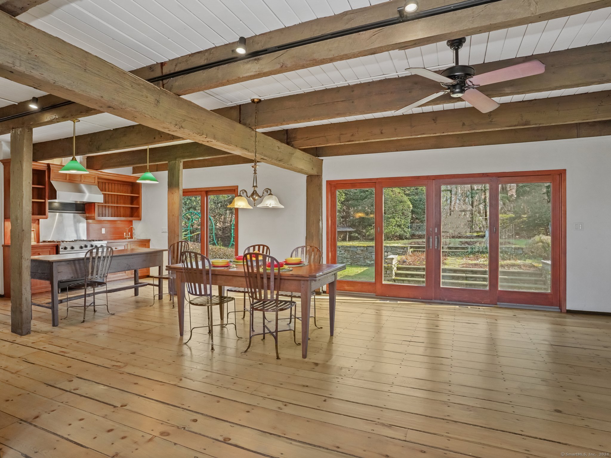 8 Bayberry Ridge Road Westport, CT 06880 - Photo 21 of 39 a view of a dining room with furniture window and wooden floor