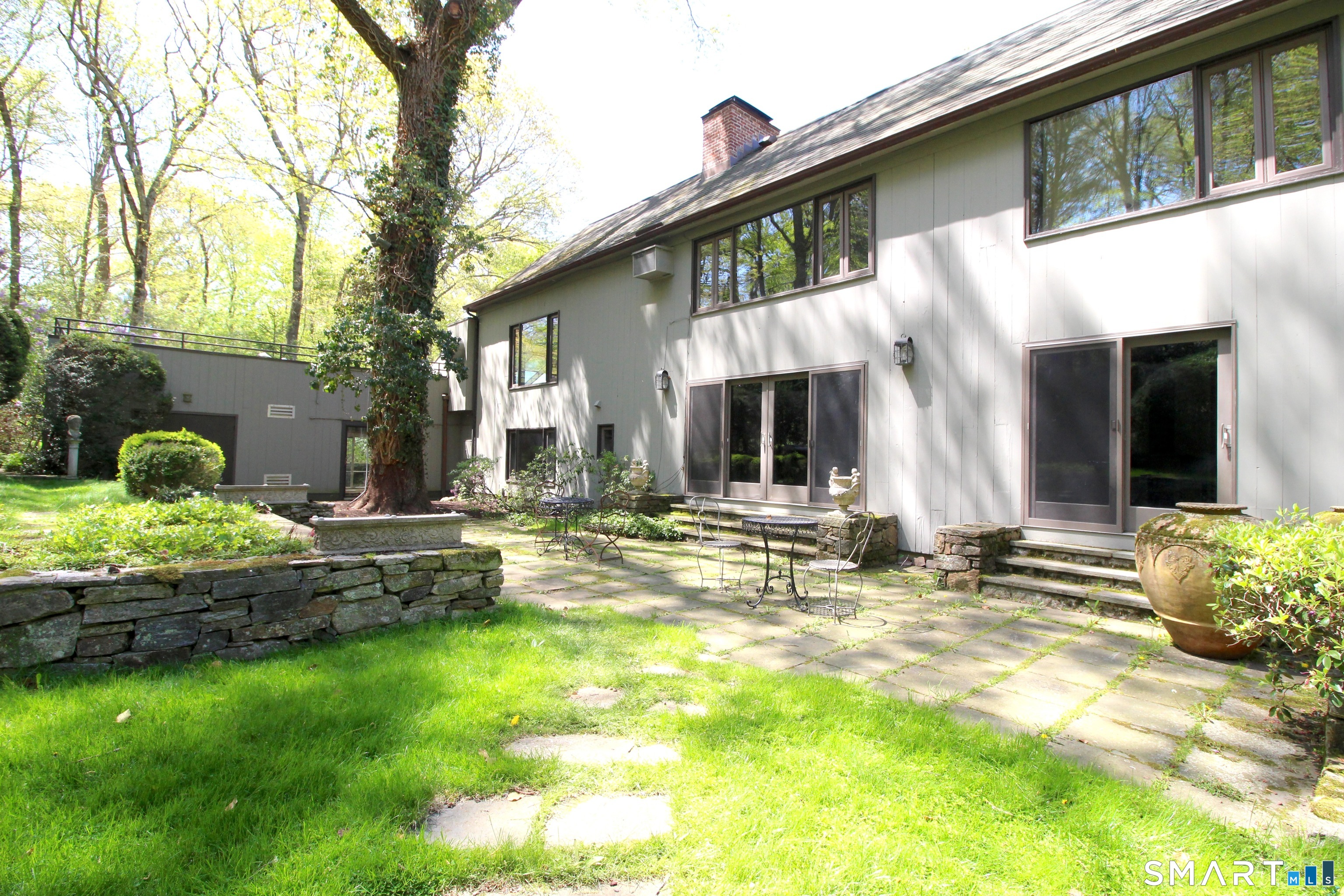 8 Bayberry Ridge Road Westport, CT 06880 - Photo 40 of 40 Lovely private Terrace off main floor.