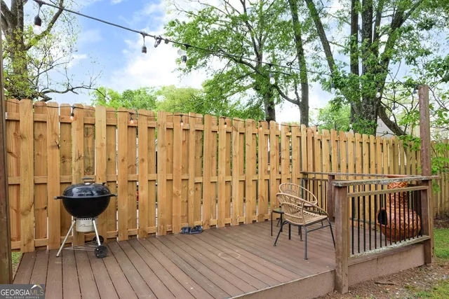 a view of outdoor space with seating area