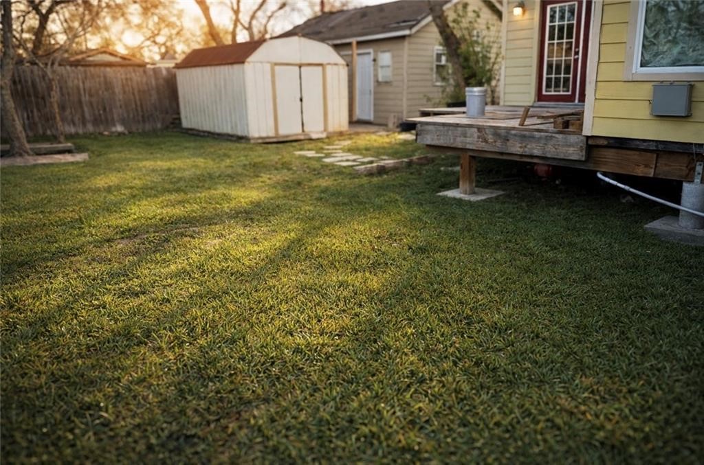 2525 Ave B Ingleside, TX 78362 - Photo 7 of 9 a backyard of a house with table and chairs