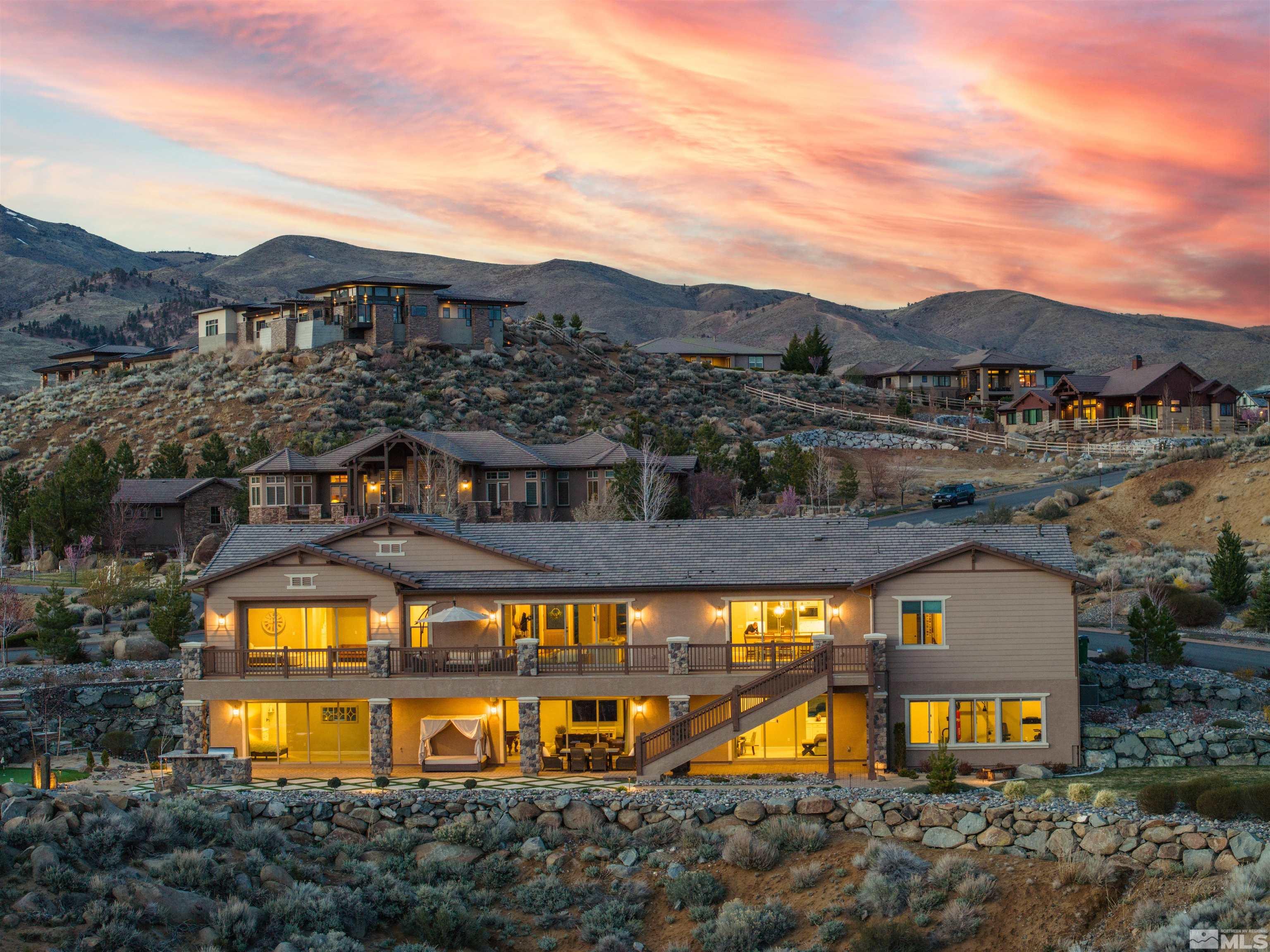 1695 Boulder Ridge Court Reno, NV 89523 - Photo 34 of 39 an aerial view of a house