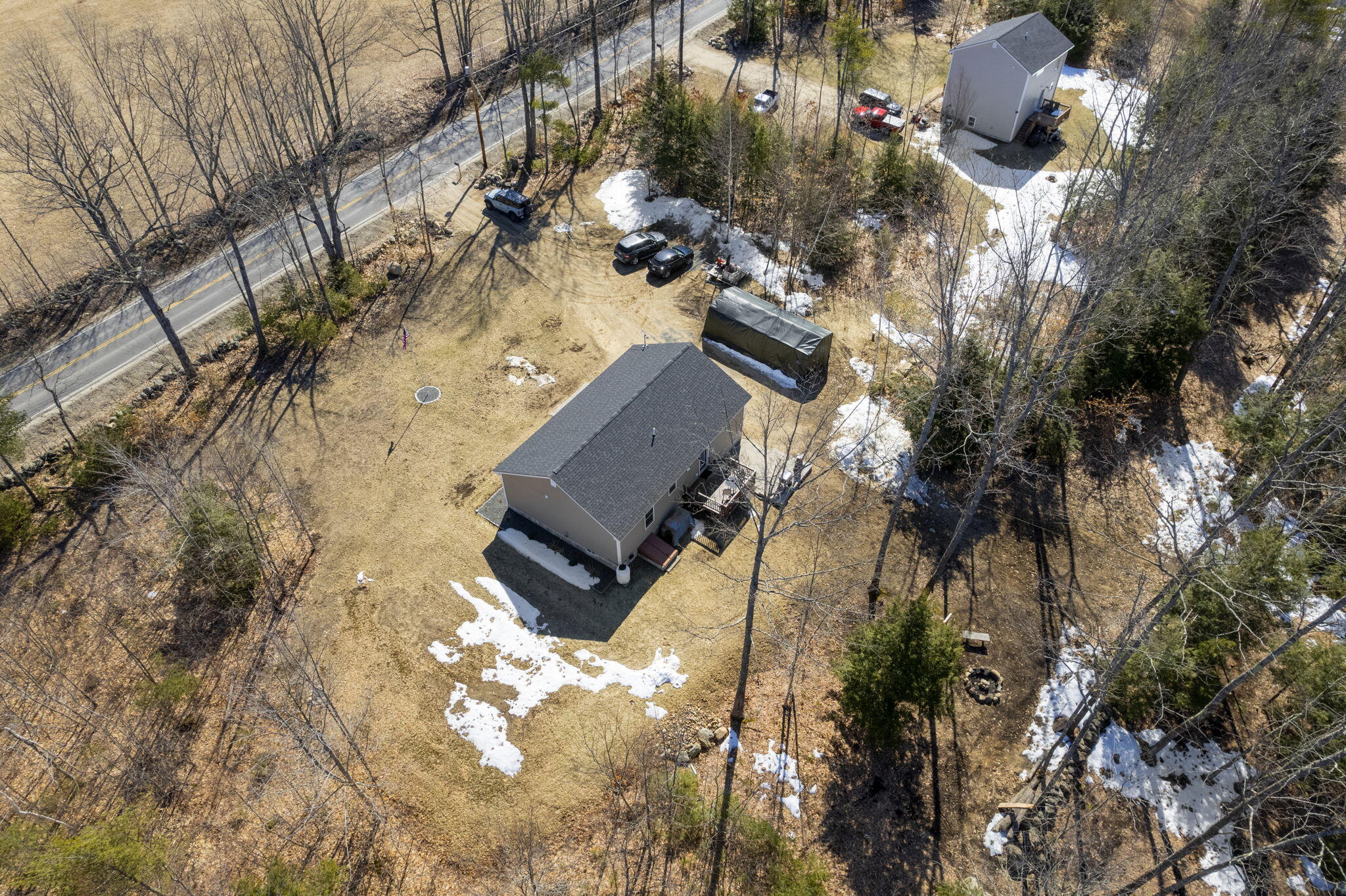408 Deering Ridge Road East Waterboro, ME 04030 - Photo 42 of 50 Aerial of Backyard