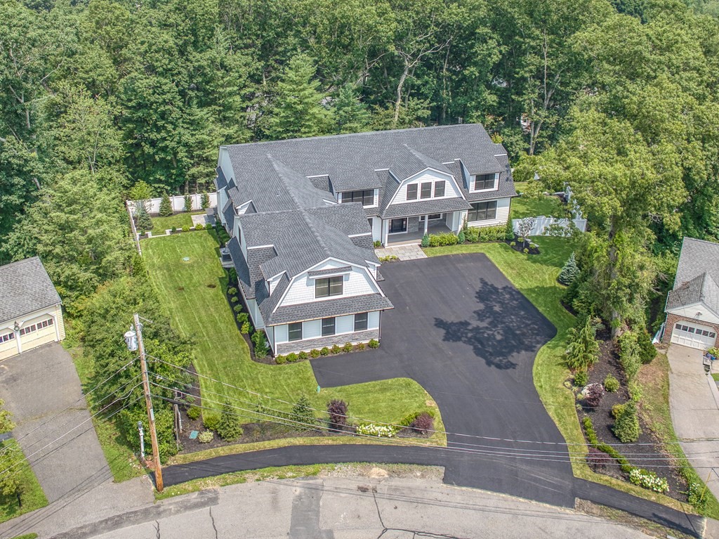 68 Clarke Circle Needham, MA 02492 - Photo 2 of 40 an aerial view of a house
