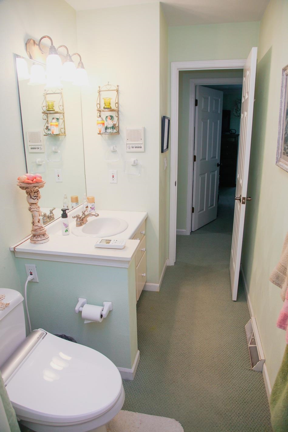 3001 Countryside Lane Freeport, IL 61032 - Photo 13 of 47 a bathroom with a sink mirror and toilet