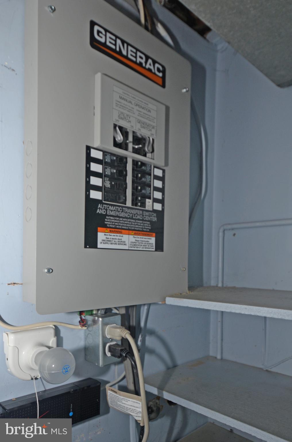 9662 Dundawan Road Baltimore, MD 21236 - Photo 43 of 50 Back up generator panel.
