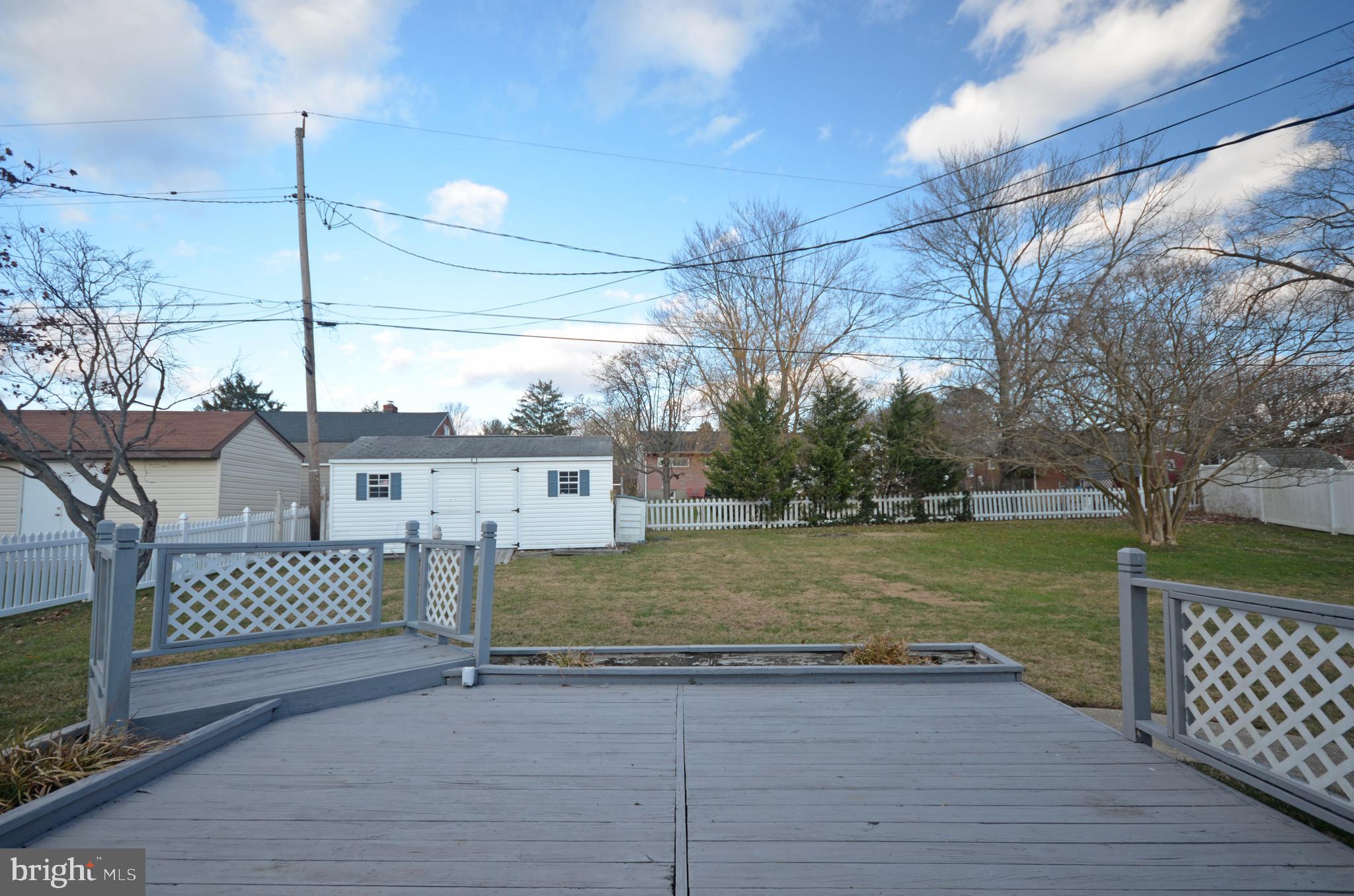 9662 Dundawan Road Baltimore, MD 21236 - Photo 50 of 50 View from deck showing large shed with electric.