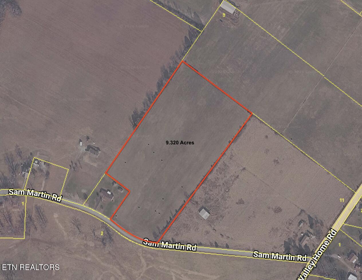 9.32 Acres Off Sam Martin Road Dandridge, TN 37725 - Photo 2 of 26 Boundry Lines 1