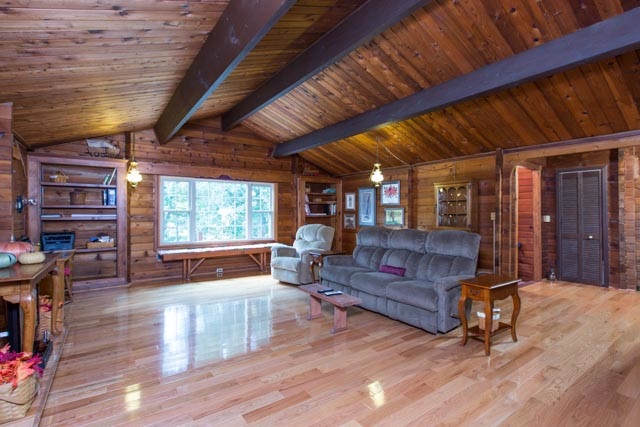 8949 Kiser Road Mount Crawford, VA 22841 - Photo 8 of 26 a living room with furniture and a wooden floor