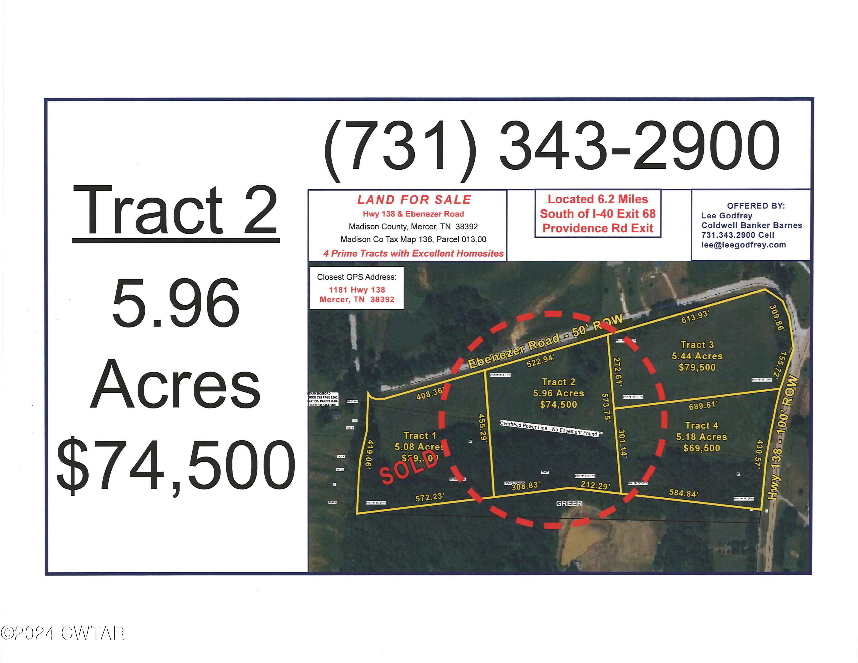 2 Ebenezer Road Mercer, TN 38392 - Photo 10 of 11 Tract 2 Hwy 138