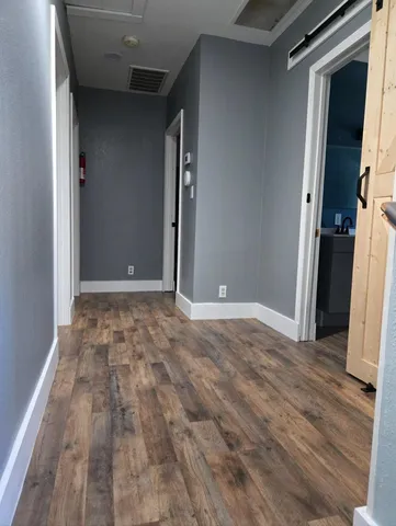 a house view with a backyard space