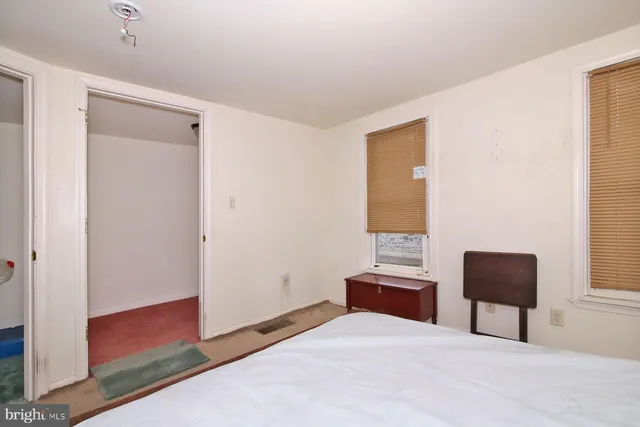 a view of an empty room