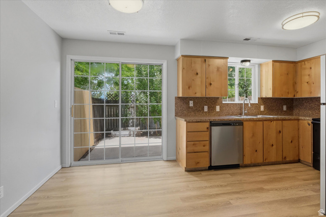 187 West 1190th Street North Logan, UT 84341 - Photo 12 of 12 Open kitchen floorplan with sliding glass patio door