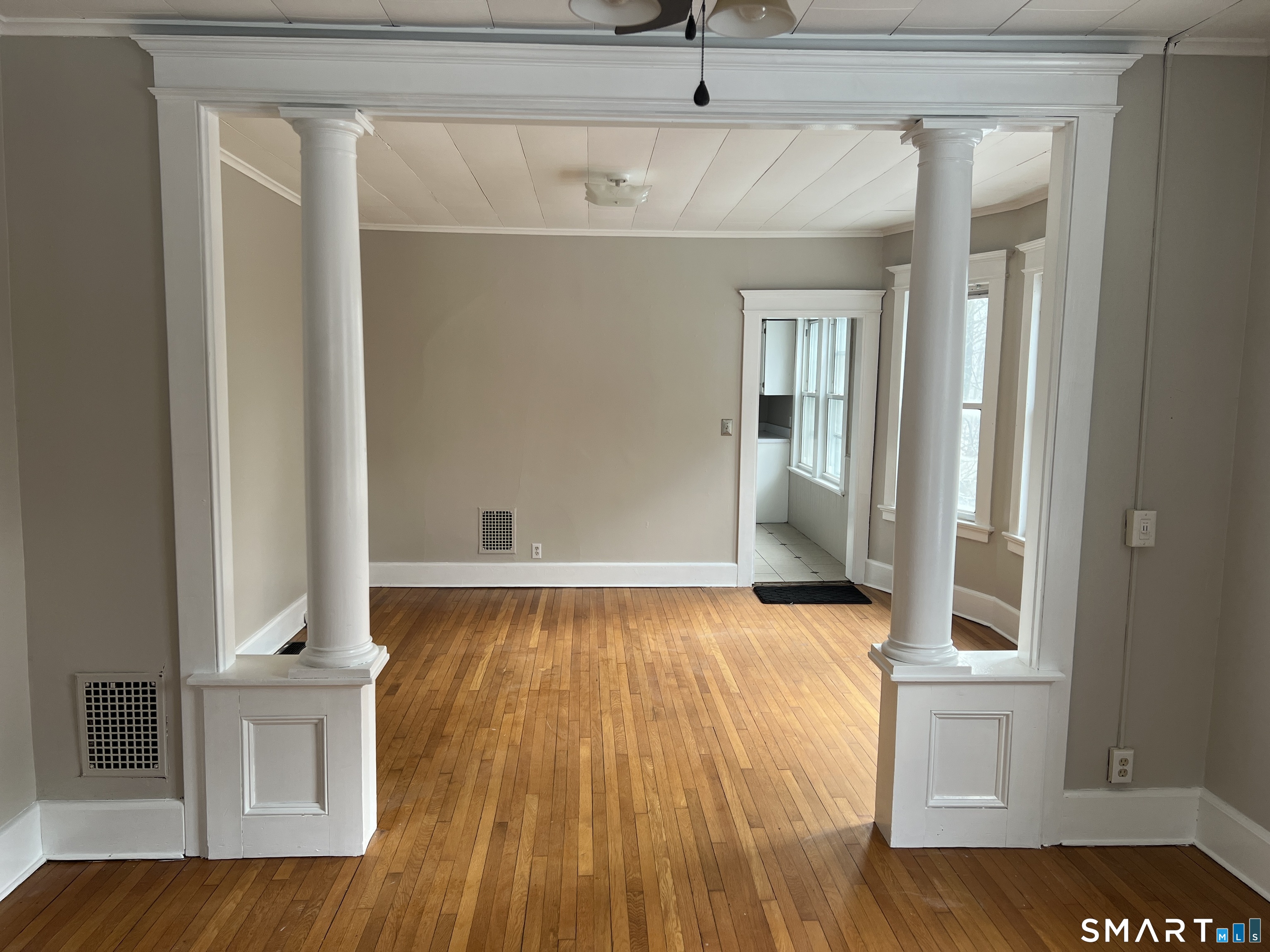 40 Prospect Street Ansonia, CT 06401 - Photo 13 of 31 a view of a room with wooden floor and cabinet