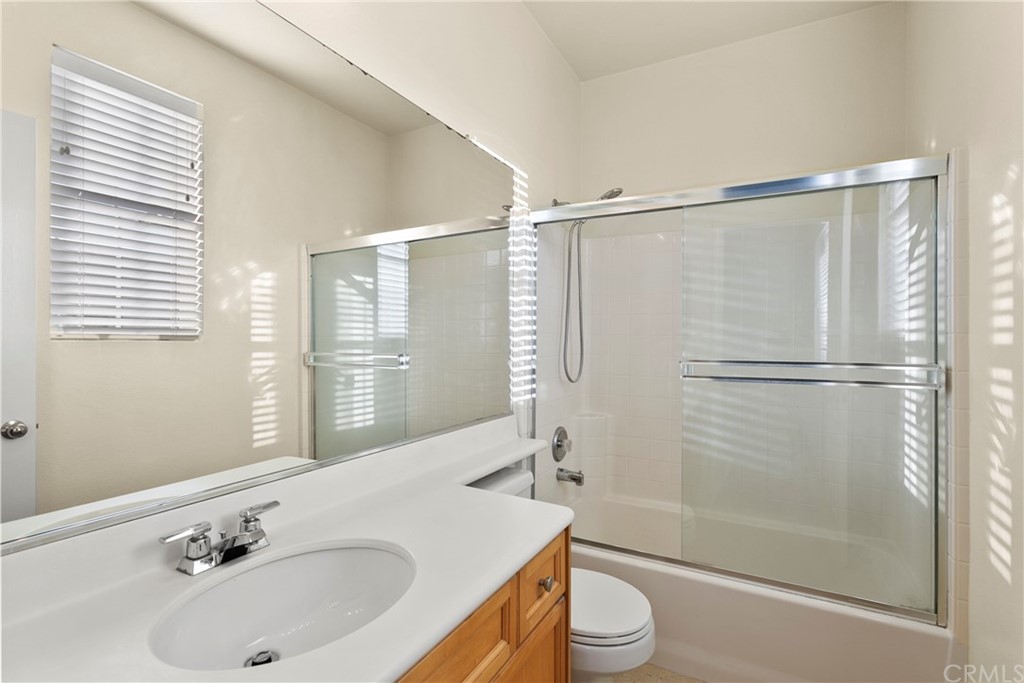 44 Modesto Irvine, CA 92602 - Photo 16 of 35 a bathroom with a sink toilet and shower