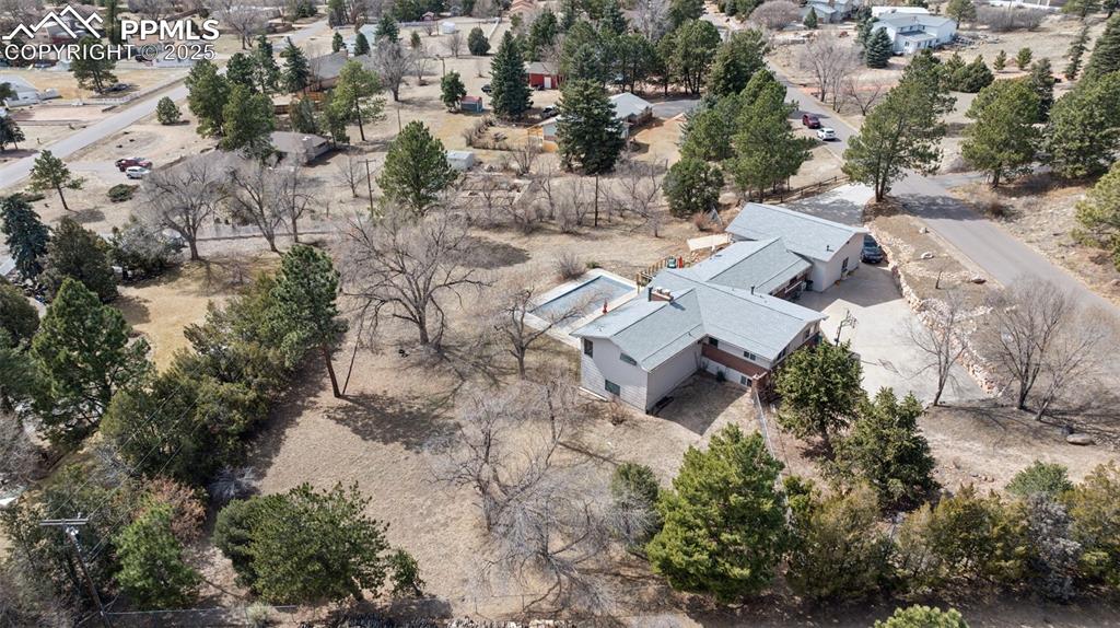 985 Fuller Road Colorado Springs, CO 80920 - Photo 4 of 30 an aerial view of residential house with outdoor space