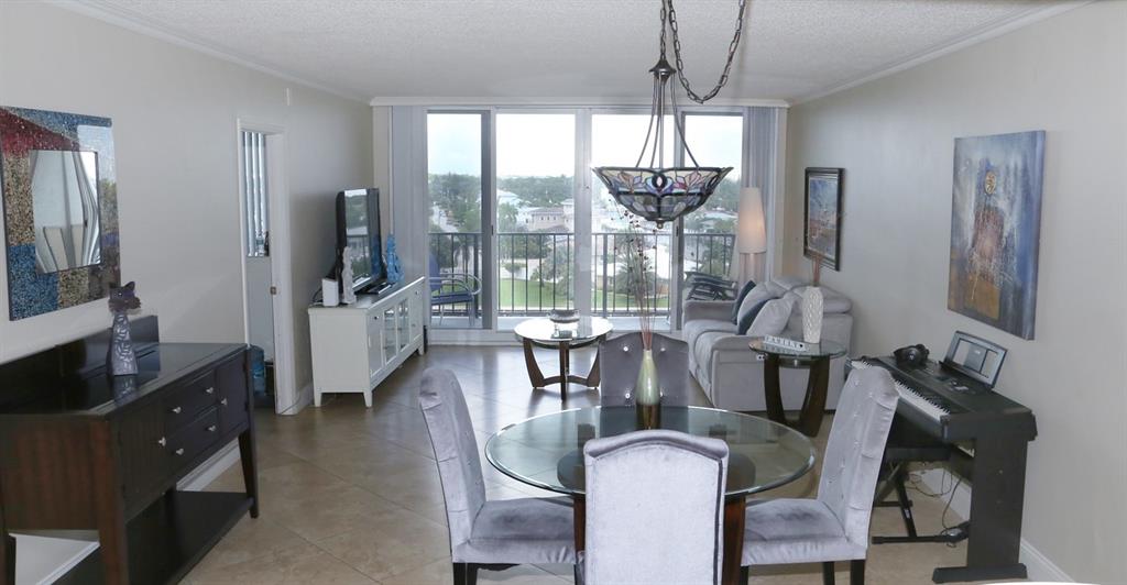 521 North Riverside Drive, Unit 602 Pompano Beach, FL 33062 - Photo 19 of 29 Dining and Livingroom