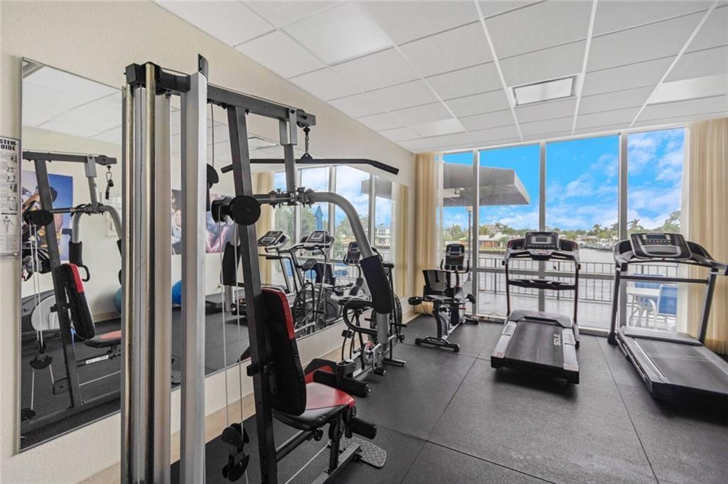 521 North Riverside Drive, Unit 602 Pompano Beach, FL 33062 - Photo 7 of 29 Exercise Room