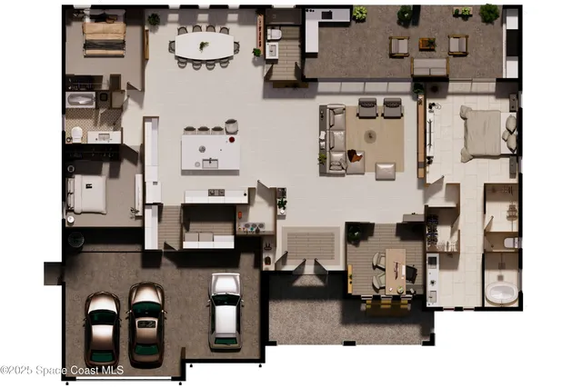 a view of livingroom with fireplace and furniture