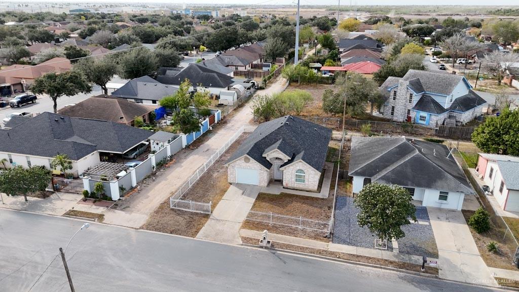 5108 South 33rd Street McAllen, TX 78503 - Photo 13 of 17 an aerial view of a house with a yard