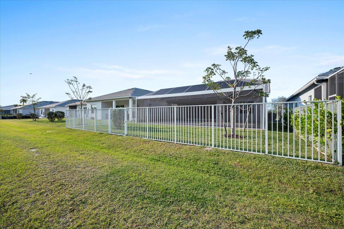 9915 Southwest Meridian Way Stuart, FL 34997 - Photo 35 of 35 Large Fenced-In Backyard