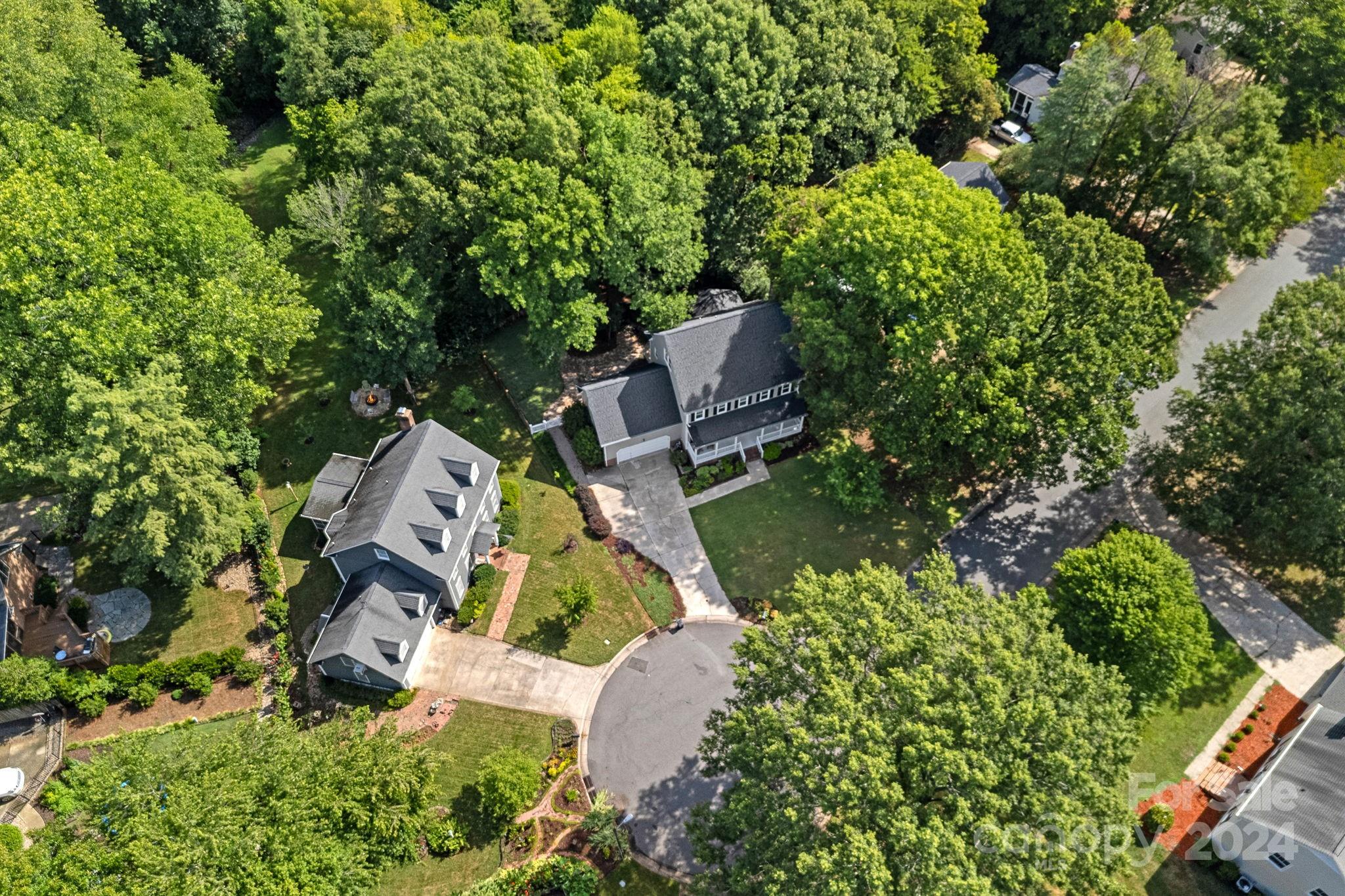 3000 Heathgate Road Charlotte, NC 28226 - Photo 45 of 48 an aerial view of a house with a yard and outdoor seating