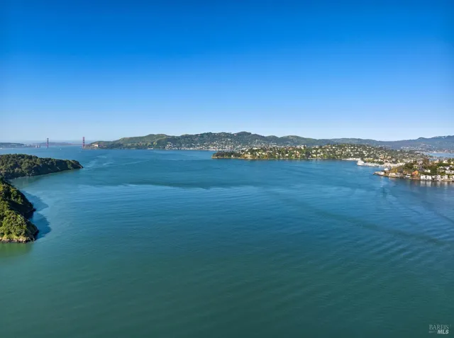 a view of lake with mountain