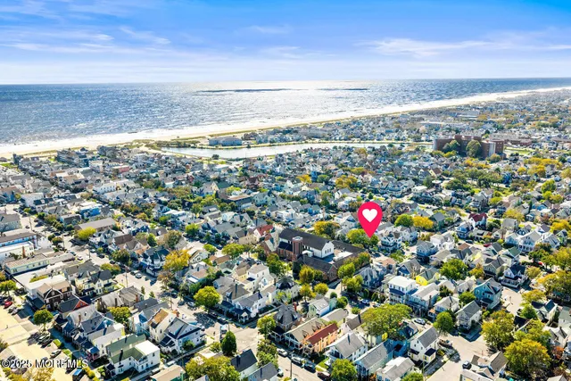 a view of city and ocean