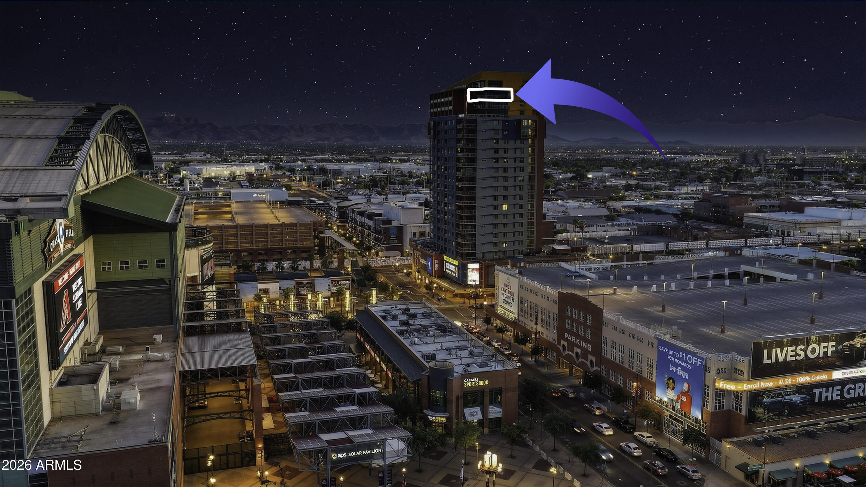 310 South 4th Street, Unit 2204 Phoenix, AZ 85004 - Photo 65 of 66 Penthouse Location
