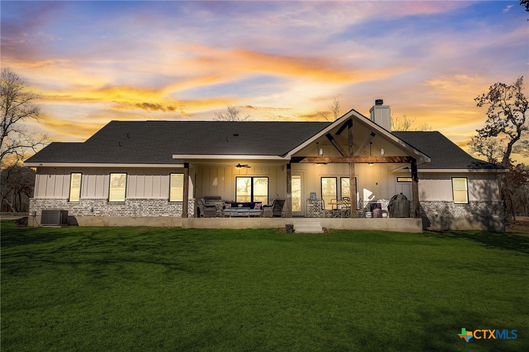 281 Cibolo Way La Vernia, TX 78121 - Photo 40 of 47 a front view of a house with a yard