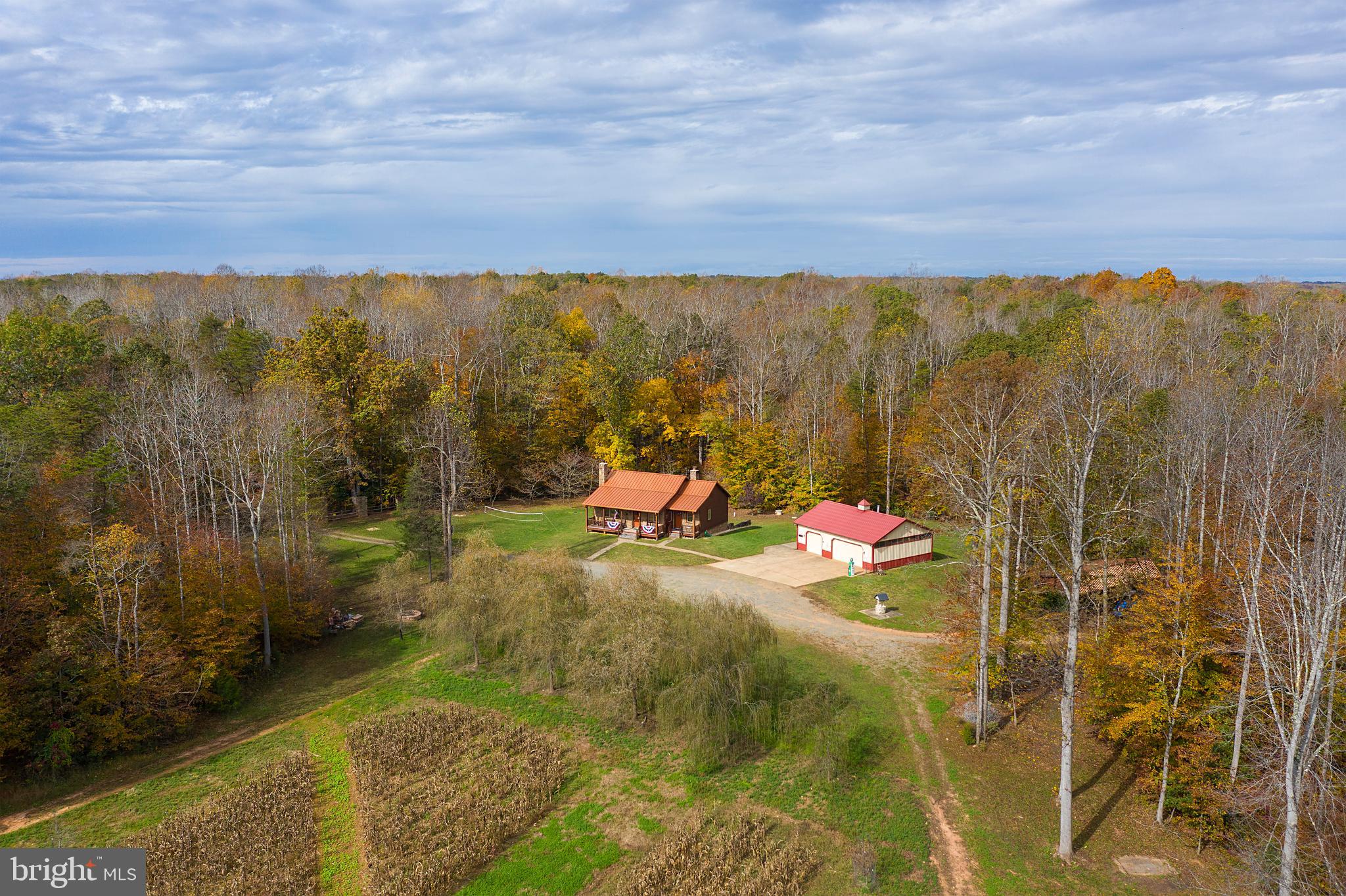 Cabin in the fall