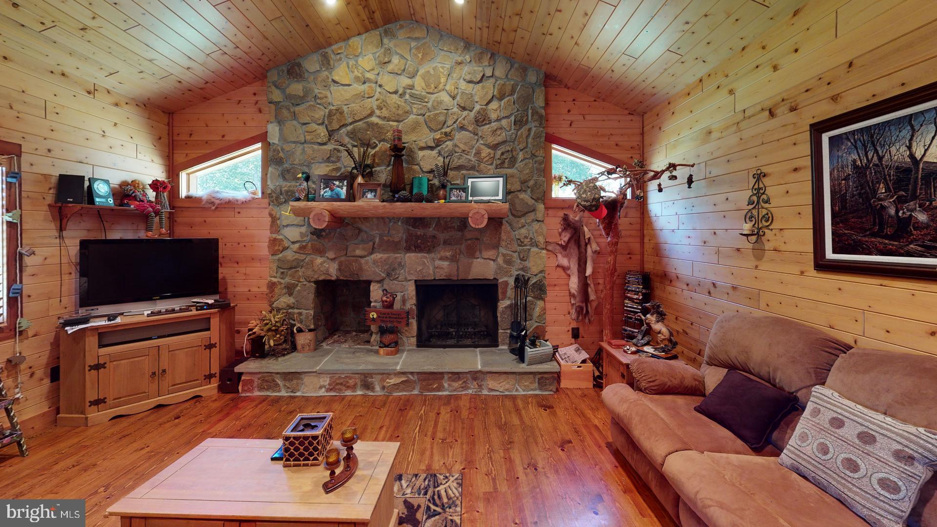 14614 Snake Castle Road Sumerduck, VA 22742 - Photo 23 of 103 stone fireplace on main level