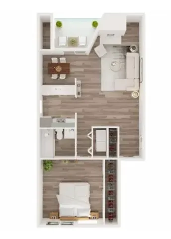 $1,071 | 4600 West Pioneer Drive, Unit 105, Irving, TX 75061