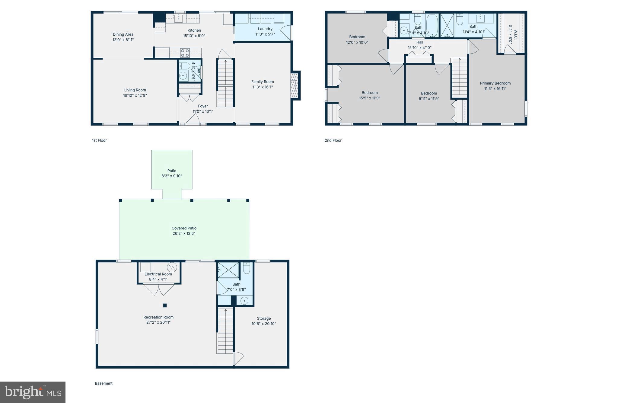 9078 Brook Ford Road Burke, VA 22015 - Photo 50 of 50 Floorplans for All Levels