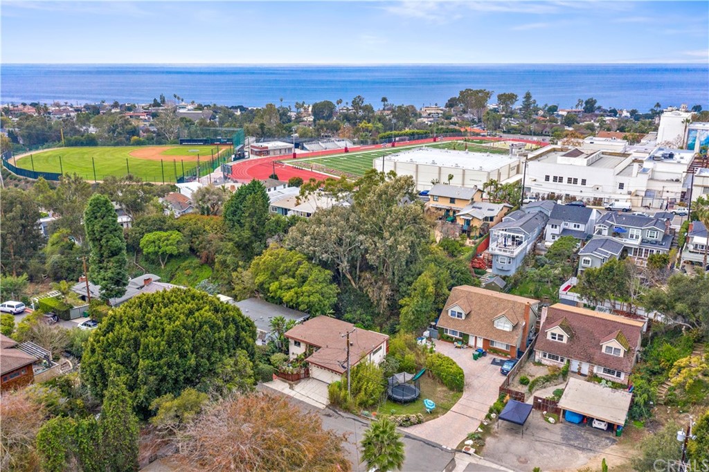 645 Griffith Way Laguna Beach, CA 92651 - Photo 44 of 55 an aerial view of residential houses with outdoor space and swimming pool