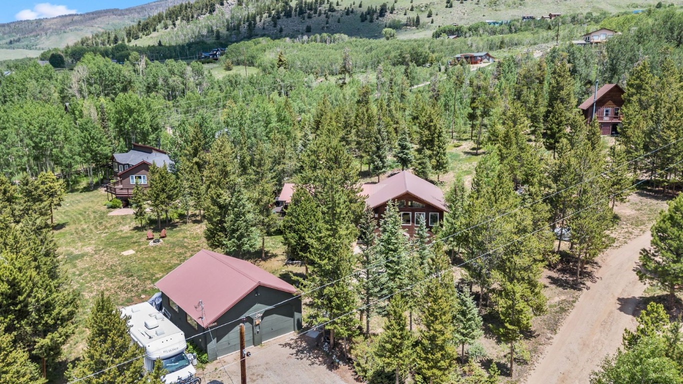 57 L Road Silverthorne, CO 80498 - Photo 33 of 38 a view of a yard in front of house