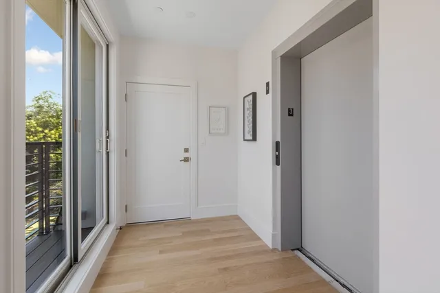 a view of a bathroom with a shower