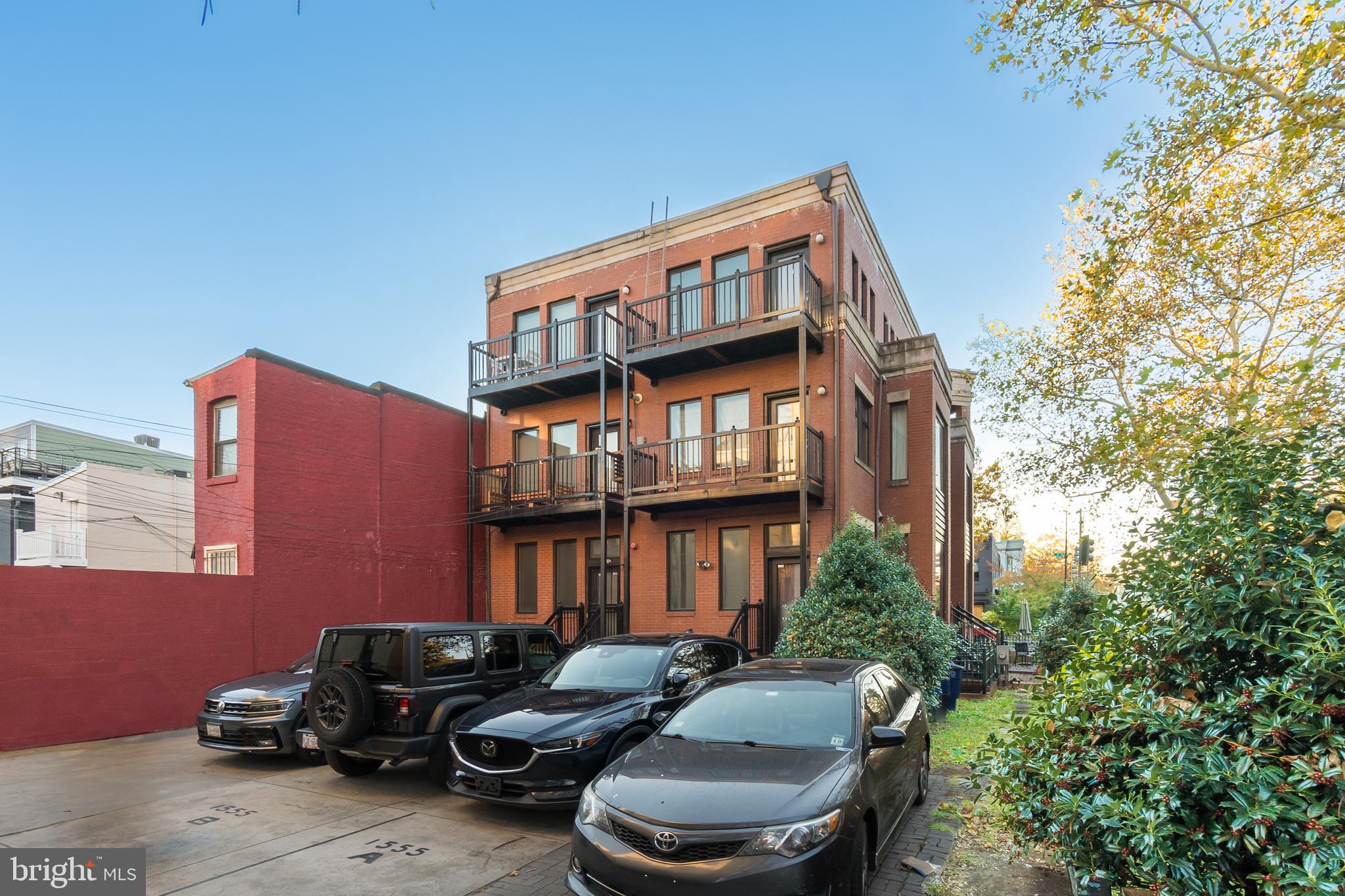1553 9th Street Northwest, Unit A Washington, DC 20001 - Photo 25 of 30 a front view of a house with outdoor seating