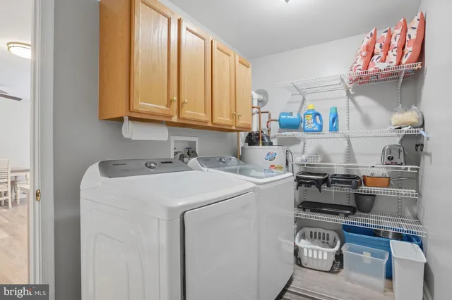 a room with storage and utility