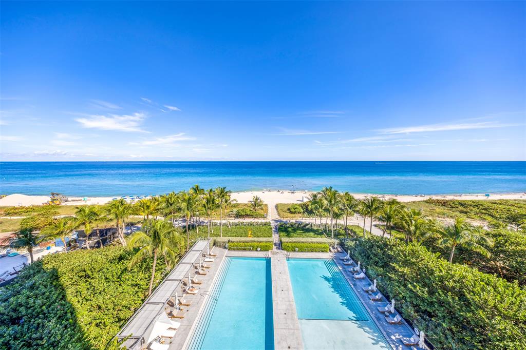8701 Collins Avenue, Unit 701 Surfside, FL 33154 - Photo 25 of 91 a view of an ocean from a balcony