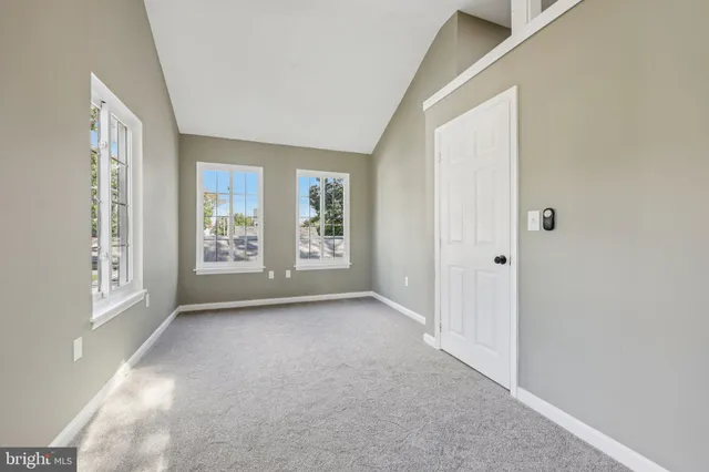 a view of a window in a room