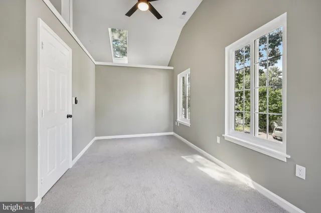 a view of a window in a room