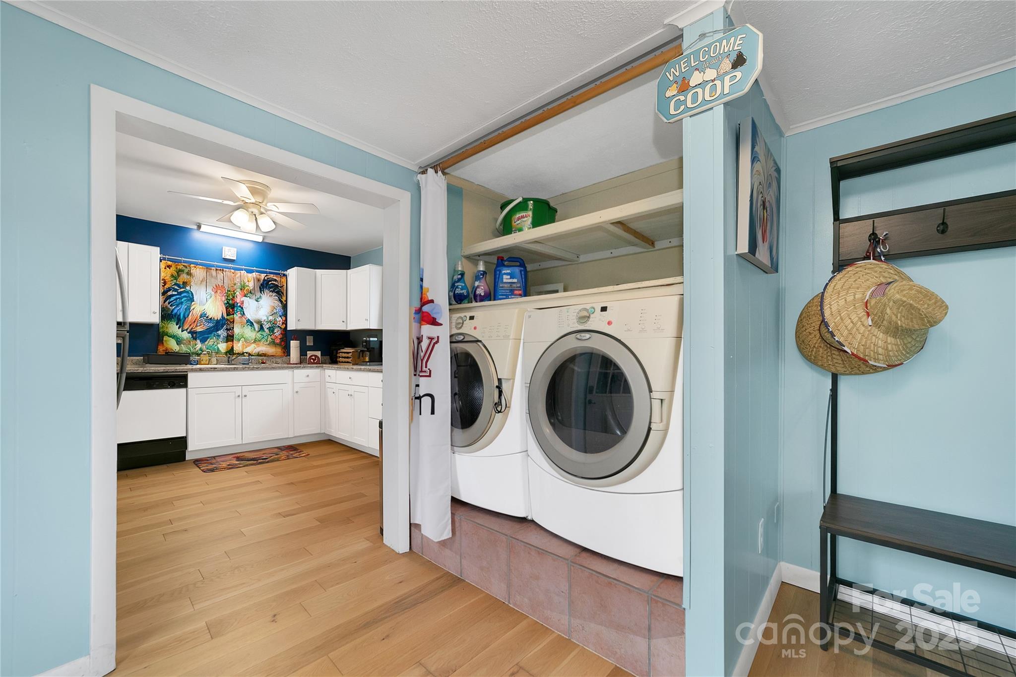 626 Fairview Loop Hot Springs, NC 28743 - Photo 15 of 44 a view of kitchen with washer and dryer