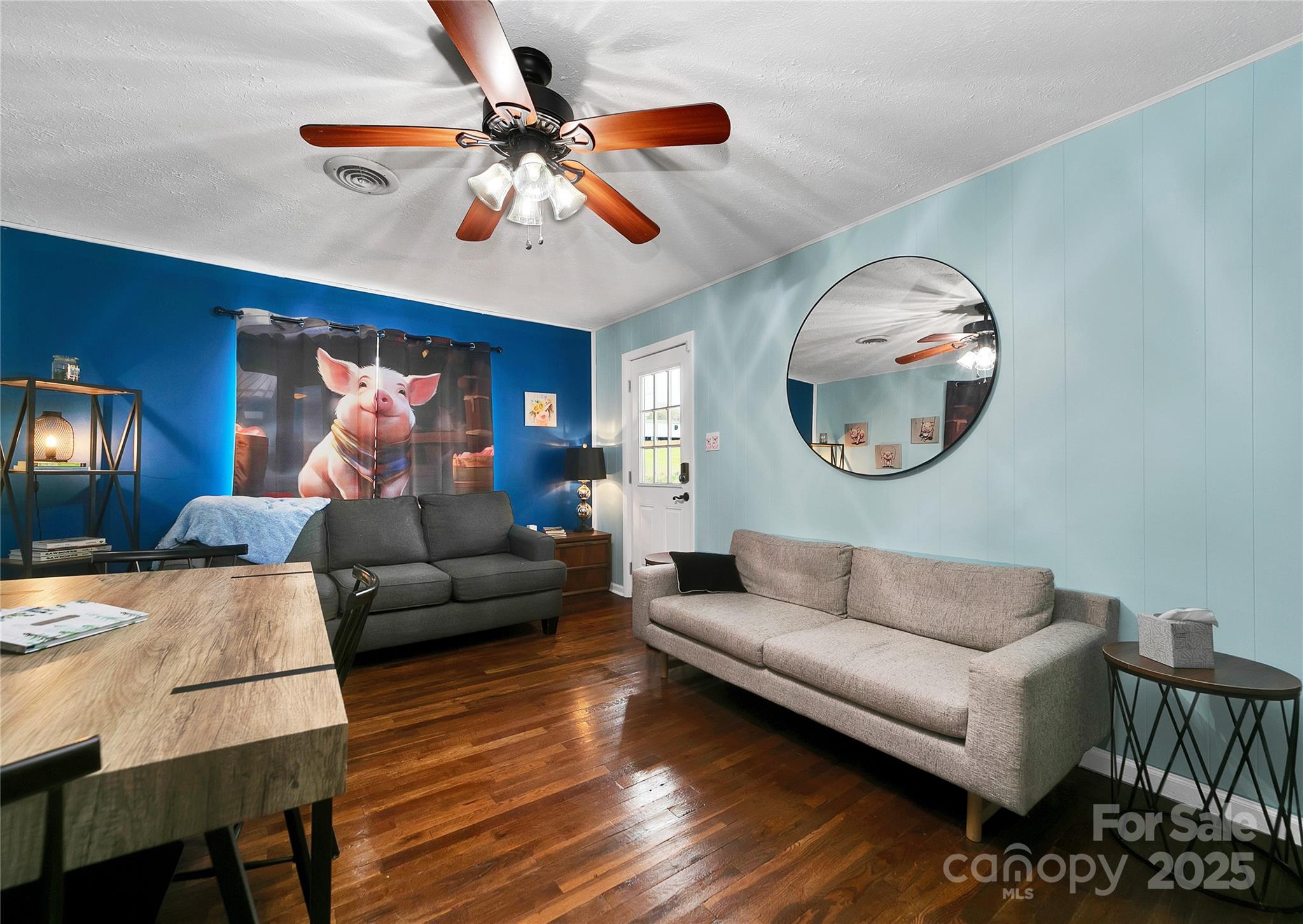 626 Fairview Loop Hot Springs, NC 28743 - Photo 4 of 44 a living room with furniture and a large mirror
