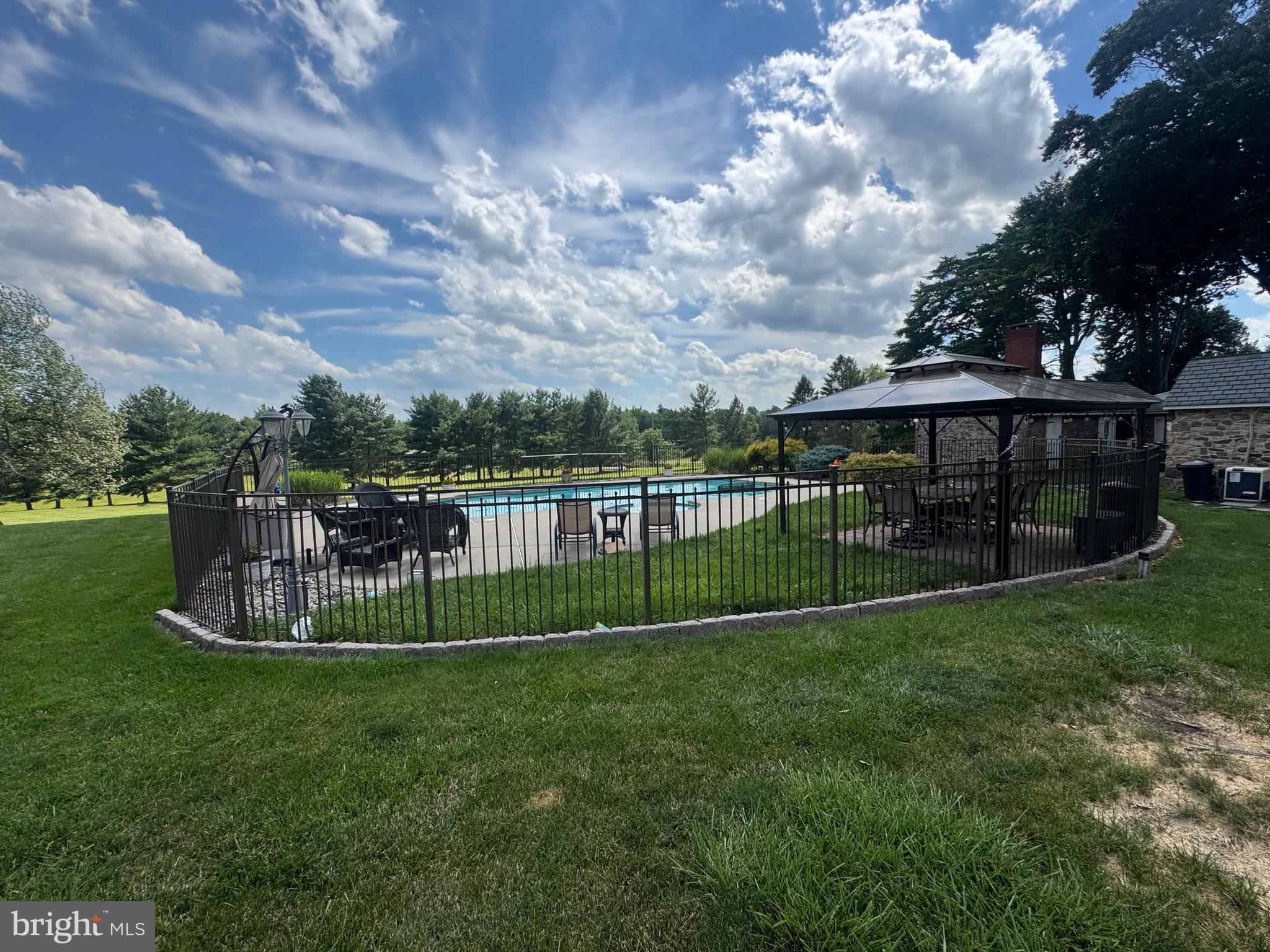 381 Holland Road Holland, PA 18966 - Photo 15 of 18 Fully fenced Pool & Spa yard